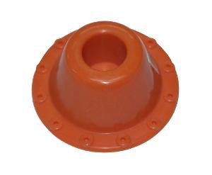 Cabac Tripac LC25 Conduit Locating Flange, Volcano, 25mm, PVC, Orange
