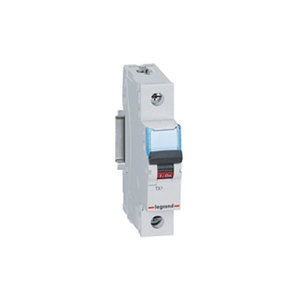 Legrand 403435 Miniature Circuit Breaker, MCB, 1 Pole, 20A, 240V, C Curve, 6KA, Din Rail Mount, 1 Module