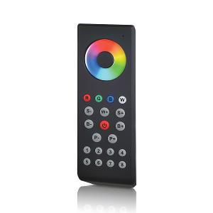 M-Elec ML-2819T8 RF Wireless LED Remote Controller, 4.5VDC , 434MHz, 3 AAA (1.5V) Batteries, Eight Zones/Areas, Press-button RGB+W Controller