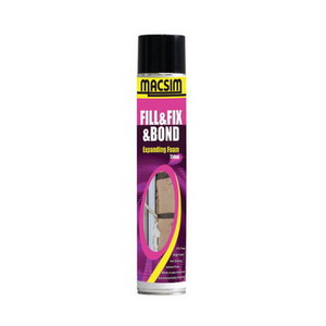 Macsim 53MPF750 Fill & Fix & Bond Expanding Foam, Multi-Purpose Polyurethane Foam Filler, 750ml