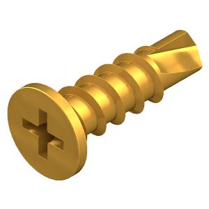 Matelec FTD-G10M16, Flat Top Drill Point Screw 10G x 16mm-300 Pack