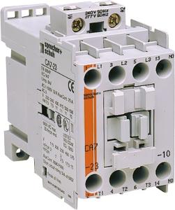 NHP CA72301240VAC CA7 Series Contactor, 3 Pole, 240Vac, 11KW, 23A AC3, 1 N/C Auxiliary, Screw Terminals, Din Rail Mount, 80mm x 86mm x 45mm