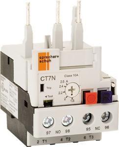 NHP CT7N23C20 Thermal Overload Relay, 15 - 20A, for use with CA7-9 to CA7-23, Trip Class 10A, Auto/Manual Reset