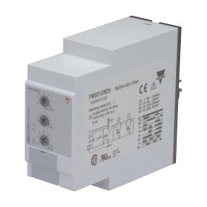 NHP DMB01DM24 Carlo Gavazzi Multi Function Timer Relay, 24V to 240VAC/DC, 0.1Sec-100Hr, 2CO, DIN Rail Mount, 109mm x 22.5mm x 80mm, White