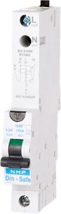 NHP DSRCBH2030A Din-Safe Series RCBO, DIN-T, Type A, C Curve, 1 Pole, 1P+N, 240V, 20A, 30mA, 10KA, Din Rail Mount, 1 Module, Long Body