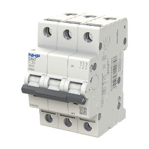NHP DTM6306C  DIN-T Miniature Circuit Breaker MCB 6kA 3 Pole 6A C Curve