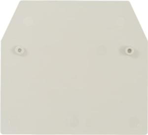 NHP V7EB10 V7 Series End Plate, For V7W6/W10/W1 Terminals, Grey
