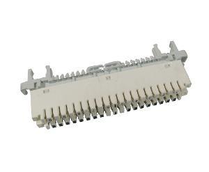 Cabac PDMP10 Disconnect Module Profil Bracket 10PR, 10 incoming and 10 outgoing pairs, Pairs numbered 1 to 10, Cat3 Telecommunications Connections, White