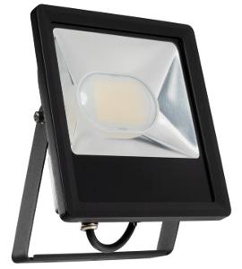 Pierlite SHADOWECO50CS Shadoweco Series LED Floodlight, IP65, 50W, 3000/4000/5000K, Non Dimmable, 180mm x 257mm x 48mm, Black, Symmetrical