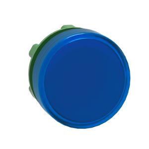 Schneider Electric ZB5AV063 Head for Pilot Light, Harmony XB5, plastic, Blue, 22mm, universal LED, plain lens
