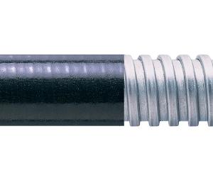 Thomas & Betts LIQUIDTIGHT FLX Conduit, 25mm x 10m, Galvanised Steel with PVC Cover, Liquid Tight, IP68/IP69 Rated, -20 to 105 DegreeC, Black