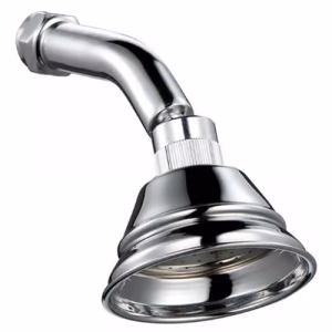 Ball Joing Shower Rose & Arm W/ Plate 55mm Chrome
