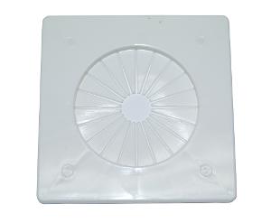 Cabac Tripac UCF Universal Cover Flange, Square, Suits 16mm to 25mm Flexible Conduit, White