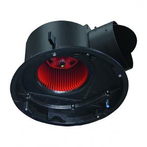 Ventair PVPXDC250 Airbus DC Exhaust Fan, 250mm Motor Only, 150mm Side Ducted Exhaust with Backdraft Stopper