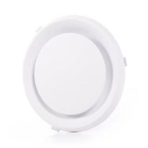 Ventair V150WRIG Exhaust Fan Grille, Ajustable Round Interior Vent, Air Intake, Wall/Ceiling Mount, 150mm Duct, 230mm O/D, White