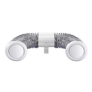 Ventair VATK150 Inline Fan Kit, Air Transfer Kit, 150mm Duct, Comprising 1 x Inline Fan, 2 x Adjustable Air Vents, 1 x 6m roll 150mm Flexible Duct