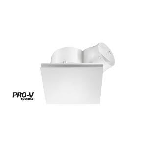 Ventair PVPX300WHSQ Airbus 300 Exhaust Fan, Square, Ceiling Mount, 300mm, 150mm Duct, IPX4, 326mm x 326mm, 296mm Cut Out, 240V 106W, 550m3 Hour, White