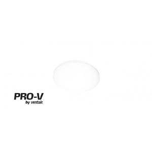 Ventair PVPX150LED Airbus 150 Series Exhaust Fan, with 14W LED Light Fascia, Suitable for Toilets- Laundries- Powder Rooms, Ceiling Mount, White