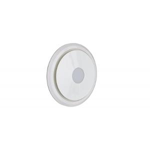 Ventair OLSWURD-LED Olson 200 Series Exhaust Fan, With 10W LED centre, Removable Grill, 125mm Duct Compatible, Ceiling Mount, White