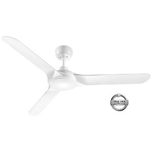 Ventair SPY1573NWH Spyda Series Ceiling Fan, Less Light, 1570mm, 62", 3 Speed, 3 Blade, Metal Body & Polycarbonate Composite Blades, AC Motor, Hangsure, 240V 100W, White