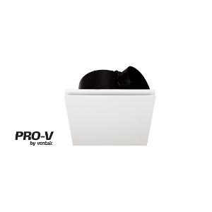 Ventair PVPXHF200SQ Airbus HF 200 Exhaust Fan, Square, Ceiling Mount, 200mm, 100mm Duct, IPX4, 272mm x 272mm, 240mm Cut Out, 240V 30W, 175m3 Hour, White
