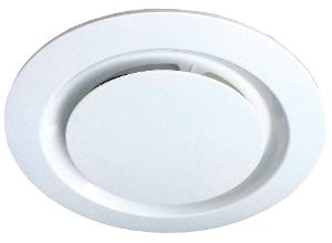 Ventair ABG250WH-RD Airbus 250 Exhaust Fan Grille, Round, Suit PVPX225 or PVPX250 Airbus Modular, 326mm O/D, White