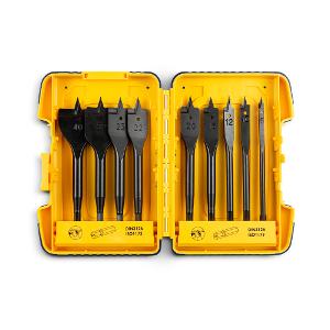 Wattmaster HSWBKIT Spade Wood Bit KIT, Includes 11 Pieces consisting of wood bits plus 150mm Extension Bit & Hex Key