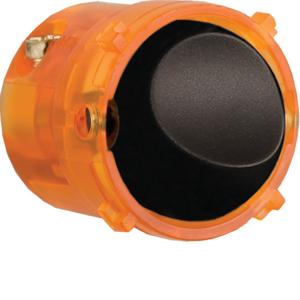 Hager WBM20-MB Switch Mech, Rocker, Single Pole, 250V 20A, Matt Black