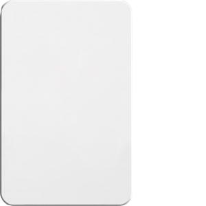 Hager WBSSPB Silhouette Series Grid Plate & Cover, Blank, Flush, Vertical/Horizontal, Gloss White