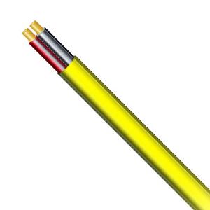 aDigitaLife XT2 Flexible Speaker Cable, 2 Core, Flat, 16AWG, 64/0.16,  Bare Copper Wire, PVC, Yellow, 99.9% Oxygen Free, 152 mtr Pull Box
