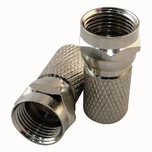 Matchmaster DA-F6TH Coaxial Connector, Connector RG6 Twist On 'F' Type (20 Pack), Suitable for RG6 coaxial cable